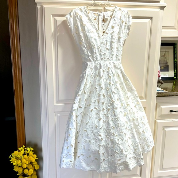 hope for flowers Dresses & Skirts - Hope For Flowers Anthropologie beautiful dress with open work detail